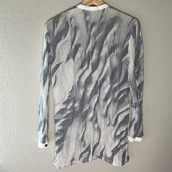 Helmut Lang Silk Printed Blouse - Picture 4 of 5